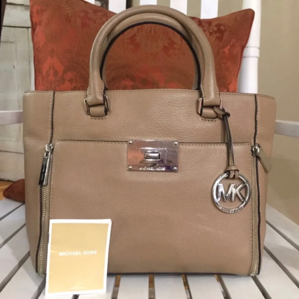 Authentic Michael Kors Leather Satchel